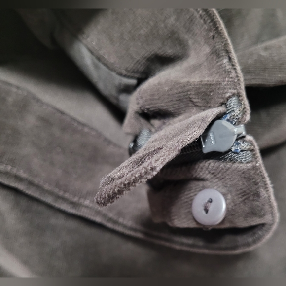 Corduroy J Jill Brown Pants with Side Zipper 14 Petite - Picture 4 of 13